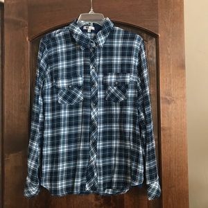 Blue and White Flannel